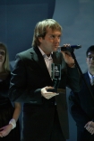 1 lutego w Teatrze Roma odbyo si rozdanie Asw Empiku - za produkty kultury najchtniej kupowane w 2007r. n/z: przedstawiciel firmy Sony Poland odbiera ASA Empiku za konsol PSP.