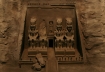 Wystawa Klatwa Faraonow-Tajemnice Starozytnego Egiptu 
Gdansk 3.01.2008 
N/z swiatynia Ramzesa II Abu Simbel

