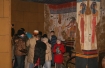 Wystawa Klatwa Faraonow-Tajemnice Starozytnego Egiptu 
Gdansk 3.01.2008 
N/z dzieci zwiedzaja grobowiec faraona
