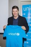 ROBERT LEWANDOWSKI AMBASADOREM UNICEF; Warszawa 23-03-2014; n/z: Robert Lewandowski
