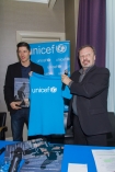 ROBERT LEWANDOWSKI AMBASADOREM UNICEF; Warszawa 23-03-2014; n/z: Robert Lewandowski