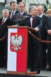 2008-05-03, Warszawa, Pl. Pisudskiego - Obchody wita Narodowego 3 maja
Na zdjciu: Lech Kaczyski - Prezydent RP