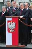 2008-05-03, Warszawa, Pl. Pisudskiego - Obchody wita Narodowego 3 maja
Na zdjciu: Lech Kaczyski - Prezydent RP
