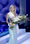 Wybory Miss Polski 2008 w Amfiteatrze w Pocku.  N.z. Anna Bogusiewicz- Miss Foto.