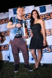 2013 ESKA Music Awards w Szczecinie 03-07-2013 odbya si podczas finau regat The Tall Ships Races n/z Liber i Natalia Szroeder