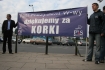 Na rondzie Waszyngtona w Warszawie obya si akcja organizowana przez Forum Modych PiS pod hasem 'Kto odpowiada za parali komunikacyjny w Warszawie?'  