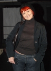 W warszawskim Centralnym Basenie Artystycznym odbya si 3 padziernika 2008 roku konferencja prasowa z okazji zakoczenia zdj do filmu "Idealny facet dla mojej dziewczyny". n/z Izabela Kuna