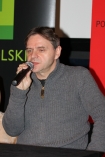n/z Maciej Pieprzyca - reyser i wspscenarzysta filmu "Drzazgi"