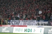 05.04.2008, Orange Ekstraklasa: Wisa Krakw pokonaa Ruch Chorzw 2:0.

n/z Kibice Wisy rozwiesili transparent "STOP policyjnym katom"

