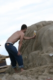 Budowanie piaskowych lww
