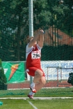 84 Mistrzostwa Polski w lekkiej atletyce Szczecin 4-6.07.2008 n/z Kamila Skolimowska I m. w rzucie motem
