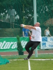 84 Mistrzostwa Polski w lekkiej atletyce Szczecin 4-6.07.2008 n/z Szymon Zikowski I m. w rzucie motem