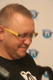 05.10.2007:Konferencja prasowa zapowiadajca uruchomienie OTV Jurka Owsiaka n/z Jurek Owsiak