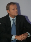 05.10.2007: W centrum Giedowym SA w Warszawie odbyo si rozpoczcie II etapu kampanii wyborczej Platformy Obywatelskiej n/z Donald Tusk