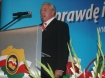 05.10.2007: Konwencja Programowa Komitetu Wyborczego Partii Samoobrona RP w Warszawie n/z Andrzej Lepper