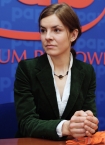 W pitek 6 lutego 2009 w centrum konferencyjnym PAP w Warszawie odbya si konferencja powicona sportowej przyszoci Mai Woszczowskiej. n/z Maja Woszczowska