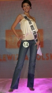 06.09.2007: W TVP odobaa si konferecnja prasowa przed wyborami Miss Polonia 2007 n/z finalistka Miss Polonia 2007 nr 14 Emilia Wkiewicz, 20 lat, wzrost 176, biust 81, talia 62, biodra 88.