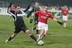 07.03.2009, Ekstraklasa: Wisa Krakw - Polonia Warszawa 2:1 (1:0).

n/z Pawe Broek (Wisa) i  Vlade Lazarevski (Polonia)

