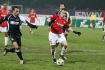 07.03.2009, Ekstraklasa: Wisa Krakw - Polonia Warszawa 2:1 (1:0).

n/z Pawe Broek (Wisa) i  Vlade Lazarevski (Polonia)

