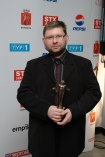 7 kwietnia 2008, Bazylika oo. Salezjanw w Warszawie. Uroczysto wrczenia Nagrd Akademii Fonograficznej FRYDERYK 2008 w kategorii muzyki powanej i jazzowej. n/z Pawe ukaszewski
