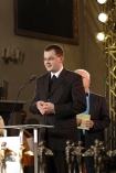 7 kwietnia 2008, Bazylika oo. Salezjanw w Warszawie. Uroczysto wrczenia Nagrd Akademii Fonograficznej FRYDERYK 2008 w kategorii muzyki powanej i jazzowej. n/z ks. Jakub Przybylski
