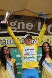07.08.2010, Krakw, 67. Tour de Pologne, ostatni 7. etap: Nowy Targ - Krakw. n/z  Zwycizca klasyfikacji generalnej wycigu: Daniel Martin (Irlandia/Garmin-Transitions)