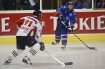 mecz hokejowy GKS Tychy - KH Sanok 5-4 n/z Grzegorz Piekarski(L) i Lubos Zetik(P)