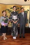2015-10-07, Miss w ambasadzie Japoni, Warszawa, Polska n/z Ewa Mielnicka, Makoto Yamanaka