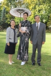 2015-10-07, Miss w ambasadzie Japoni, Warszawa, Polska n/z Ewa Mielnicka, Makoto Yamanaka