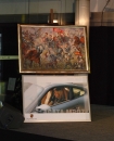 W salonie Porsche w Warszawie, 8 lutego przekazano obraz "Bitwa o Pekin". Dzieo wylicytowaa firma Porsche w aukcji na rzecz Agaty Mrz. n/z Obraz "Bitwa o Pekin"