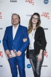 Premiera filmu LISTY DO M 2; Warszawa 09-11-2015; n/z:  Sebastian Stankiewicz Laura Breszka