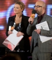 Program rozrywkowy telewizji TVN Studio Zlote tarasy n/z Martyna Wojciechowska i Marcin Sawicki