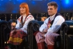Program rozrywkowy telewizji TVN Studio Zlote tarasy n/z Rafa "Tito" i Natalia Madejczyk