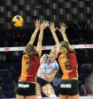 Mecz siatkwki Chemik Police (mistrz Polski) - Galatasary Daikin Stambu (Turcja) 3:0 w hali Arena Szczecin n/z Izabela Kowaliska