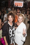 Spotkanie z trenerami nowej edycji The Voice of Poland telewizji TVP; Warszawa 11-08-2015; n/z: Maria Sadowska; Edyta Gorniak