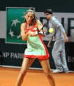 Turniej Tenisowy WTA BNP Katowice Open 8-14.04.2013 mecze wierfinaowe n/z Aleksandra CADANTU