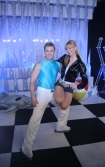 12.10.2007: Taniec na Lodzie w TVP2 odcinek 2: n/z Olga Borys i Sawomir Borowiecki