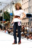 13 lipca 2008r, na Warszawskim Nowym wiecie, po raz czwarty odbyo si Warsaw Fashion Street - najwiksze w polsce pokazy mody. n/z prezentowana kolekcja Magorzaty Magiery