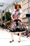 13 lipca 2008r, na Warszawskim Nowym wiecie, po raz czwarty odbyo si Warsaw Fashion Street - najwiksze w polsce pokazy mody. n/z prezentowana kolekcja Magorzaty Magiery