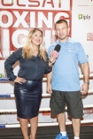 ADAMEK VS SALETA POLSAT BOXING NIGHT; Warszawa 13-08-2015; n/z:  Tomasz Adamek Karolina Szostak
