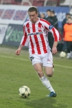 14.03.2009, Pilka nozna, Ekstraklasa: Cracovia Krakow - Lechia Gdansk 3:1 (0:0). n/z Bartosz lusarski (20, Cracovia)