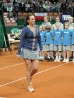 Turniej Tenisowy WTA BNP Katowice Open 8-14.04.2013 ceremonia dekoracji n/z Roberta VINCI