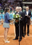 Turniej Tenisowy WTA BNP Katowice Open 8-14.04.2013 ceremonia dekoracji n/z Roberta VINCI
