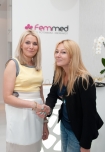 14.09.2013, Warszawa, otwarcie kliniki Femmed w Warszawie. n/z  Magdalena Potembska-Eberhardt (wacicielka) Katarzyna Kwiatkowska
