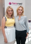 14.09.2013, Warszawa, otwarcie kliniki Femmed w Warszawie. n/z  Magdalena Potembska-Eberhardt (wacicielka) Paulina Holtz