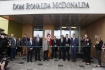 14.10.2015, Krakw, otwarcie pierwszego w Polsce Domu Ronalda McDonalda fudnacji Ronalda McDonalda. n/z przeciecie wstegi