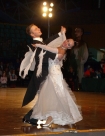 15.03.2008. Wrocaw. Hala Orbita. Wratislawia Euro Dance 2008. N/z zwycizcy Dorota Makar i Sergiu Rusu-Poland