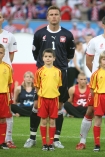 16.06.2008, Klagenfurt, ostatni mecz reprezentacji Leo Beenhakkera na Mistrzostwach Europy: Polska - Chorwacja 0:1. 

n/z Artur Boruc

