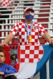 16.06.2008, Klagenfurt, ostatni mecz reprezentacji Leo Beenhakkera na Mistrzostwach Europy: Polska - Chorwacja 0:1. 

n/z Kibice reprezentacji Chorwacji


