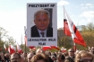 Warszawa, Plac Pisudskiego 2010.04.17. Naboestwo aobne ku czci ofiar katastrofy lotniczej
n/z 